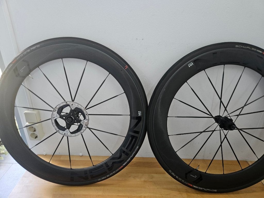 Newmen wielset, carbon velgen en spaken S.60/S.66 ZGAN, Nieuw, Newmen, Racefiets, Carbon