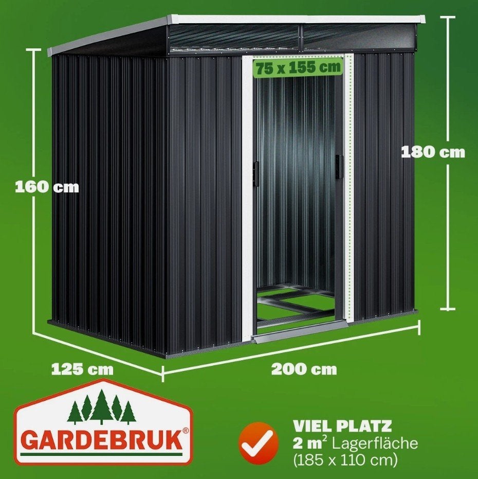 Tuinhuis tuinschuur tuinkast staal GRATIS BEZORGD!, Overige merken, Gebruikt, Verzenden, Nvt