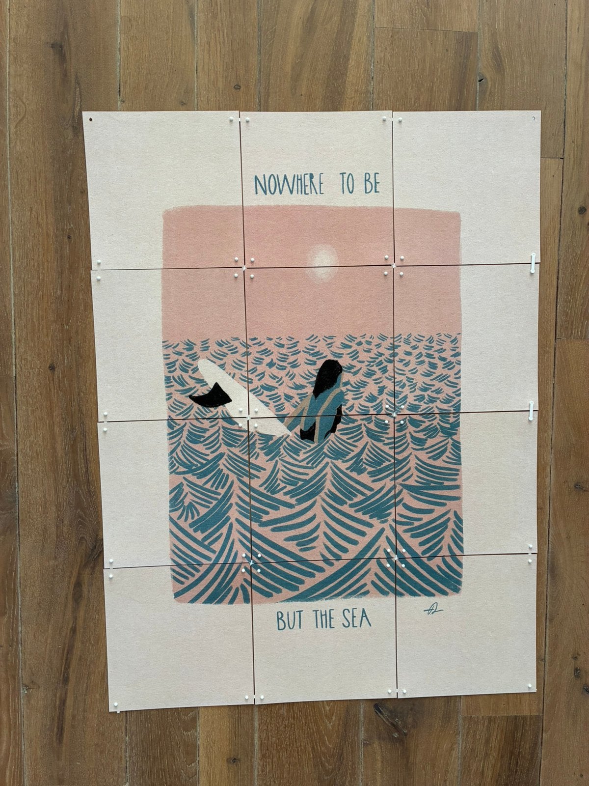 IXXI Nowhere to be, Fabian Lavater - 60 x 80 cm, Ophalen, Poster, Prent