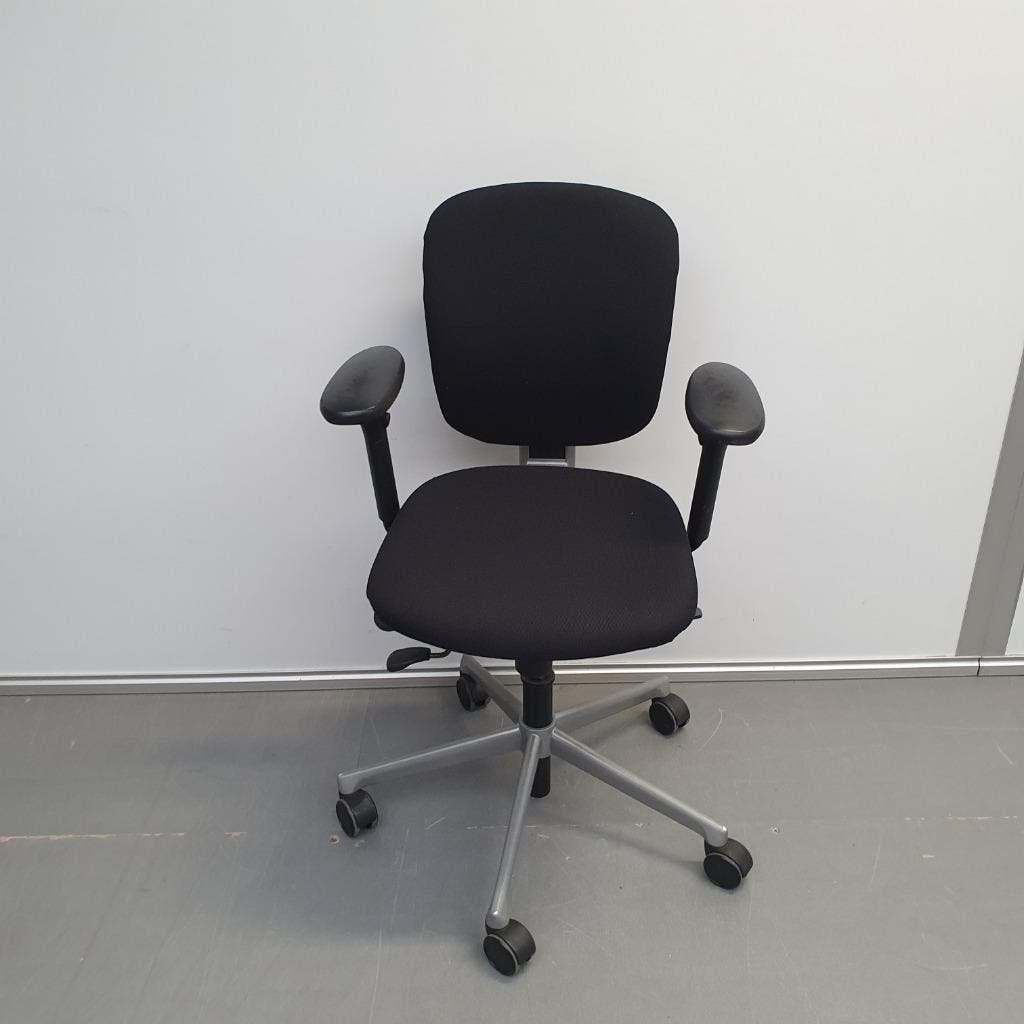 Ahrend 262 bureaustoel - zwarte nieuwe stof, Ophalen, Gebruikt, Zwart, X