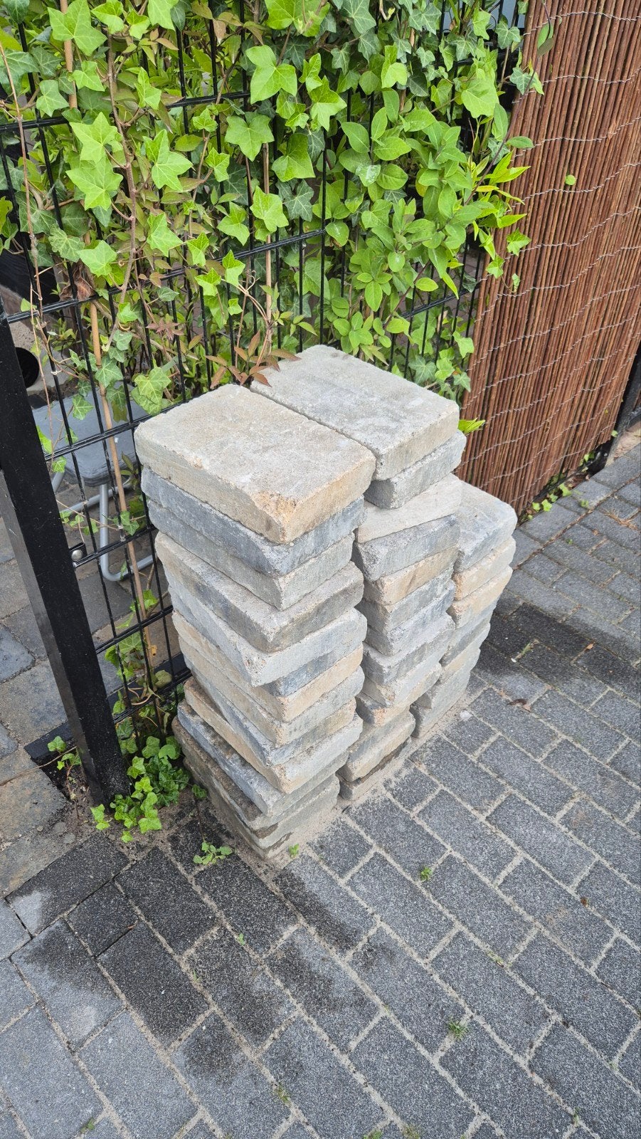 Trommel stenen/klinkers, oud Kampen 20x30x6 cm, Tuin en Terras, Tegels en Klinkers, Ophalen, Gebruikt, Beton, Klinkers