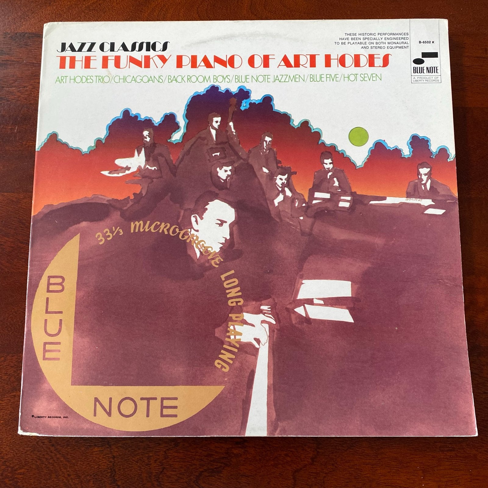 Art Hodes Trio - The Funky Piano of Art Hodes LP (Blue Note), Ophalen of Verzenden, Gebruikt, 12 inch, Jazz