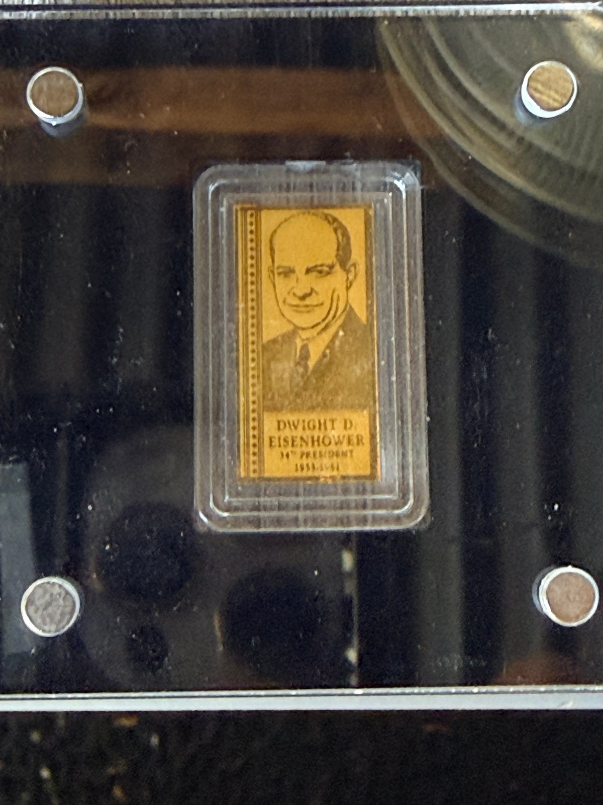 Dwight D. Eisenhower Gouden Bar - Presidents of USA, Ophalen, Goud