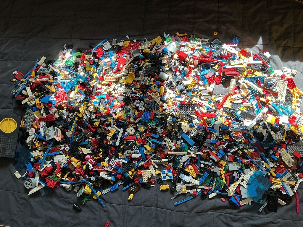 12 kilo jaren 80 en 90 Lego, Kinderen en Baby's, Ophalen, Gebruikt, Losse stenen, Lego