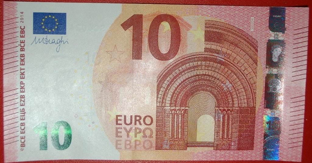 Ⰺ EUROPE for russia (USSR): ITALY 10 EUROS 2014 PREFIX SC!, Postzegels en Munten, Bankbiljetten | Europa | Eurobiljetten, Ophalen of Verzenden