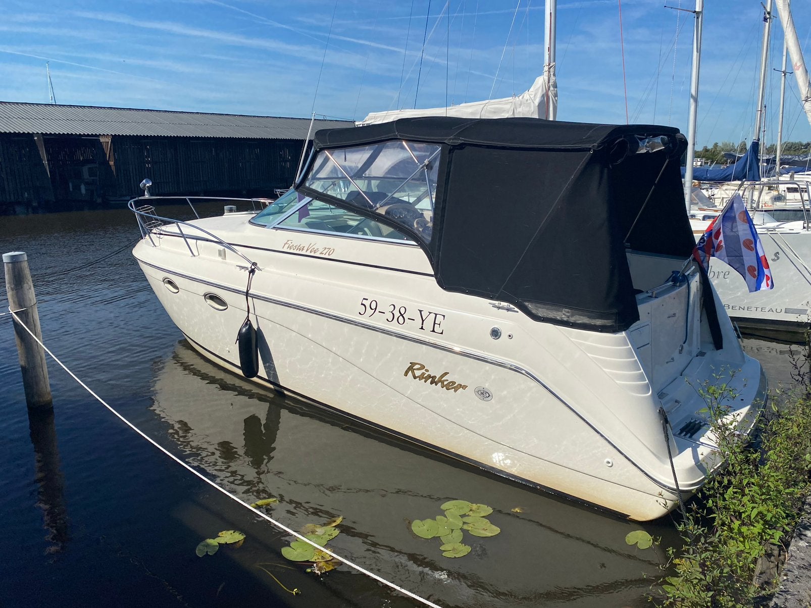 Rinker fiesta vee 270 turbo diesel yanmar 240 pk, Ophalen, Gebruikt