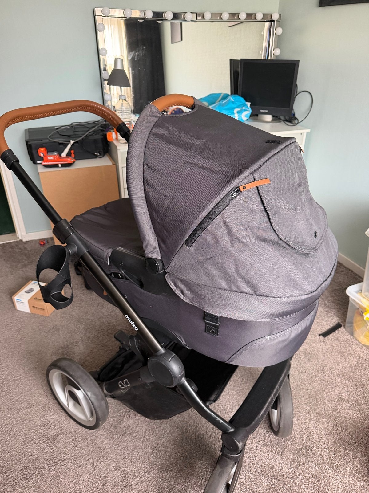 Mutsy Evo Urban Nomad 3-in-1 kinderwagen, Ophalen, Gebruikt, Duowagen, Combiwagen