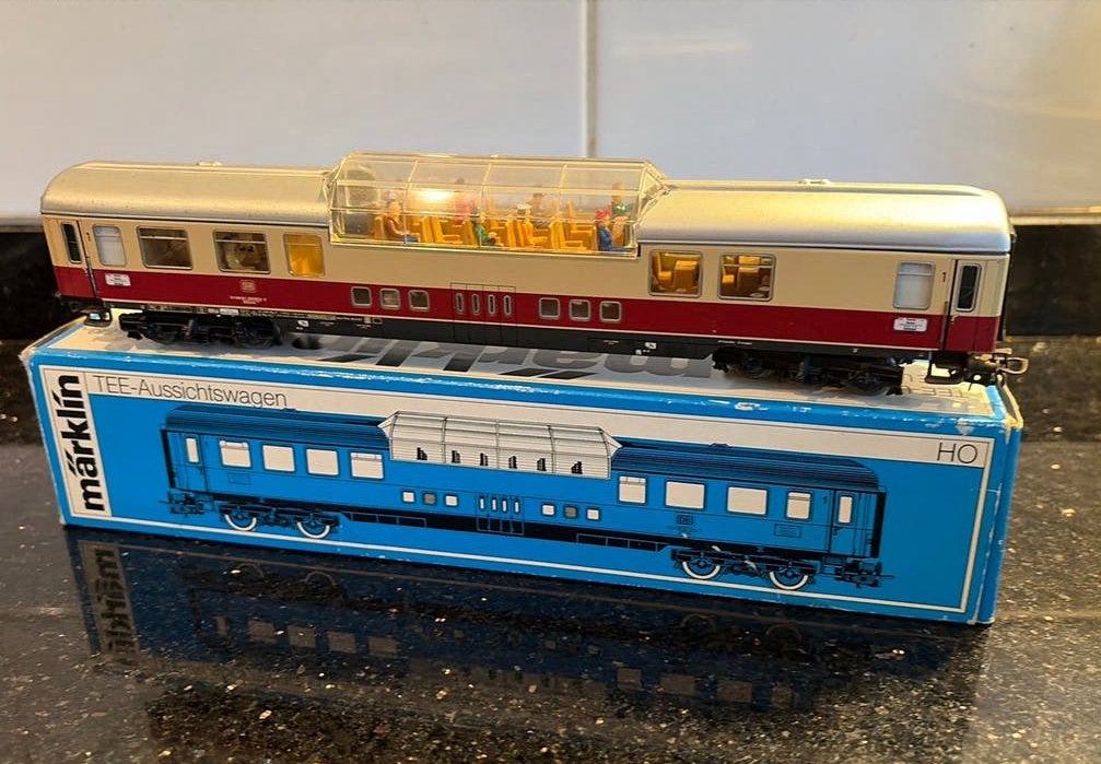 Märklin H0 4090 Passagierswagon TEE Observatiewagon, Wisselstroom, Overige typen, Ophalen of Verzenden, Zo goed als nieuw