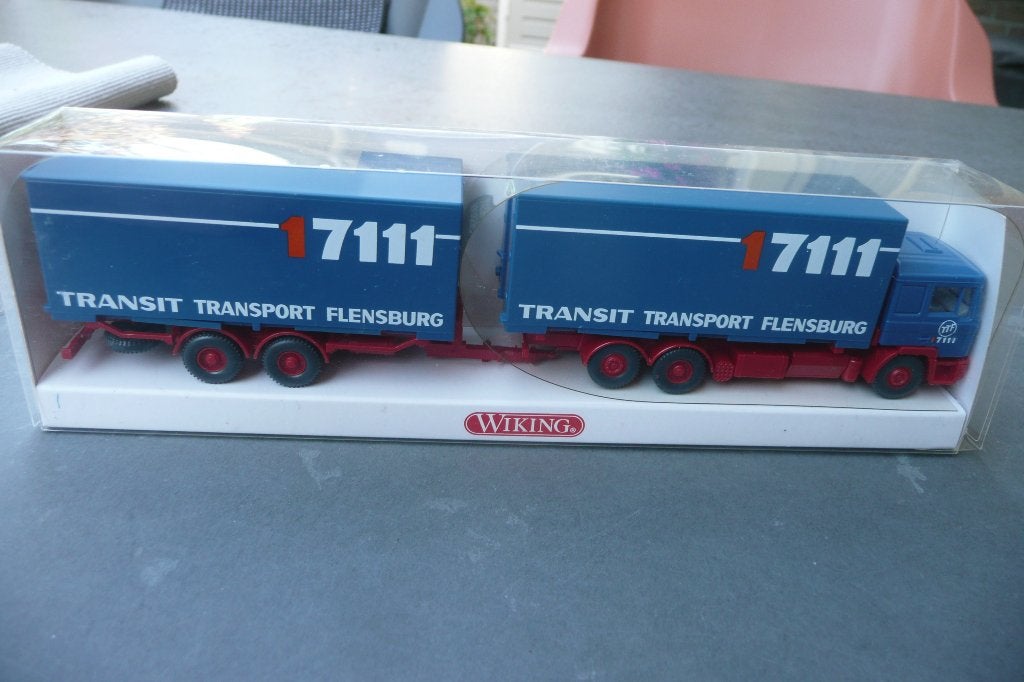 Wiking MAN TTF wisselbakken tandemasser vrachtwagen OVP, Ophalen of Verzenden, Zo goed als nieuw, Bus of Vrachtwagen, Wiking