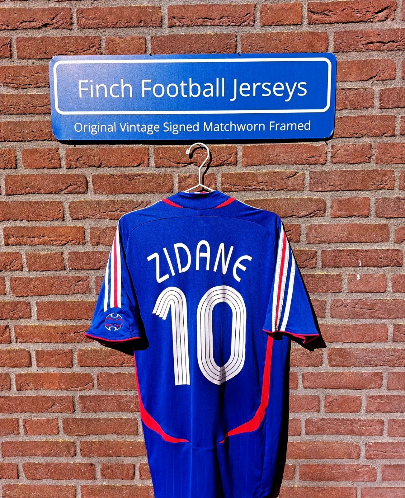 ORIGINAL VINTAGE FRANCE HOME WC 2006 ZINÉDINE ZIDANE 10 L, Verzamelen, Ophalen of Verzenden, Zo goed als nieuw, Buitenlandse clubs