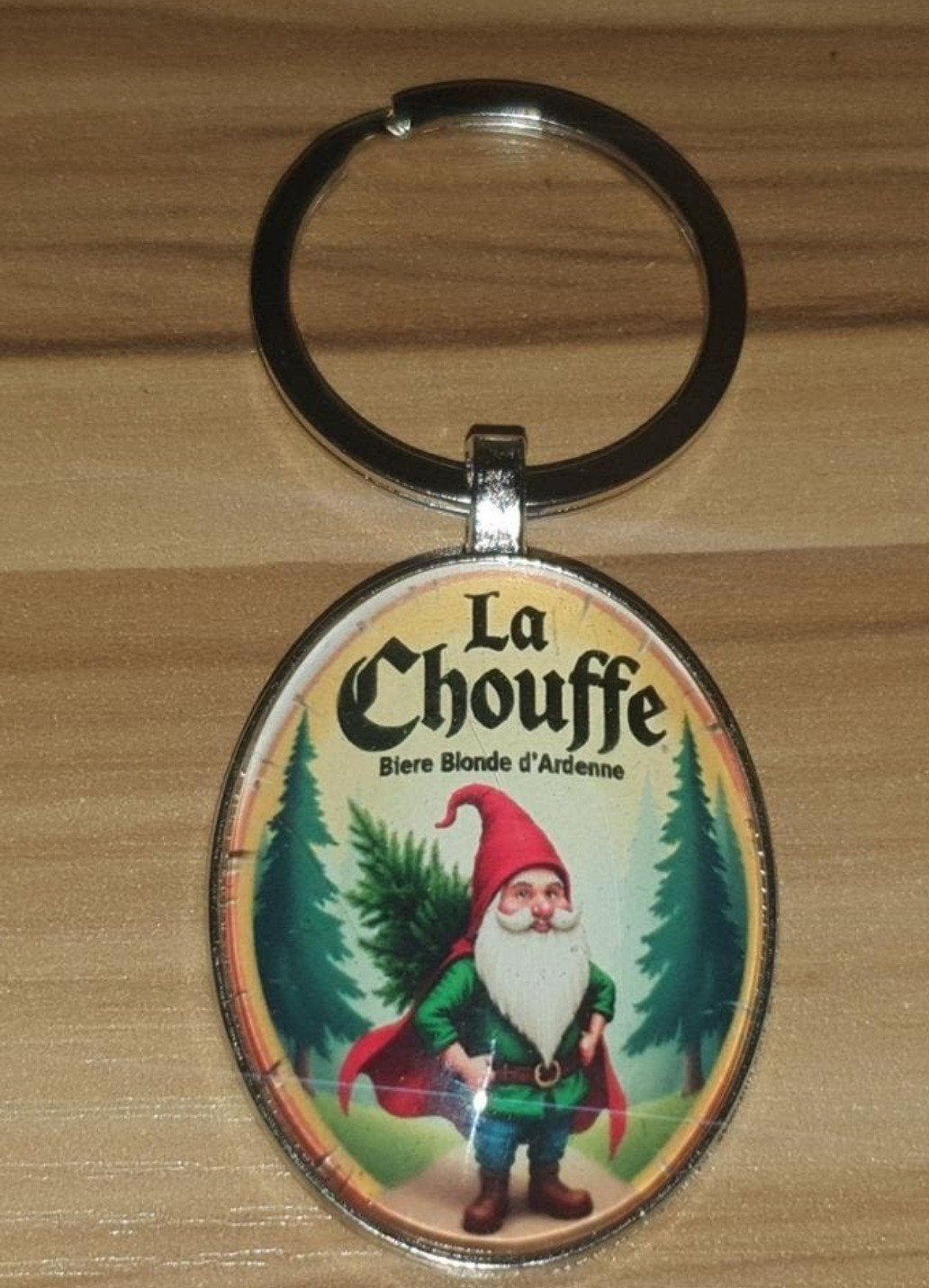 La Chouffe Sleutelhanger - Nieuw, Verzamelen, Biermerken, Ophalen of Verzenden, Nieuw, Overige typen, Overige merken