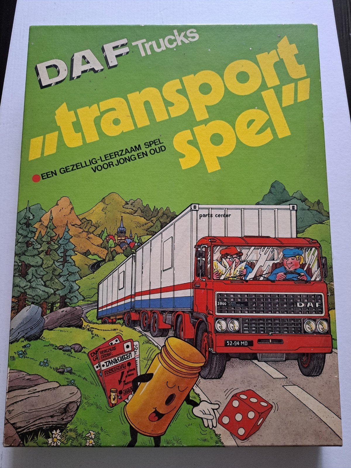 DAF Trucks transportspel nieuw 'pionnen ontbreken', Hobby en Vrije tijd, Drie of vier spelers, Ophalen, Nieuw, DAF Trucks