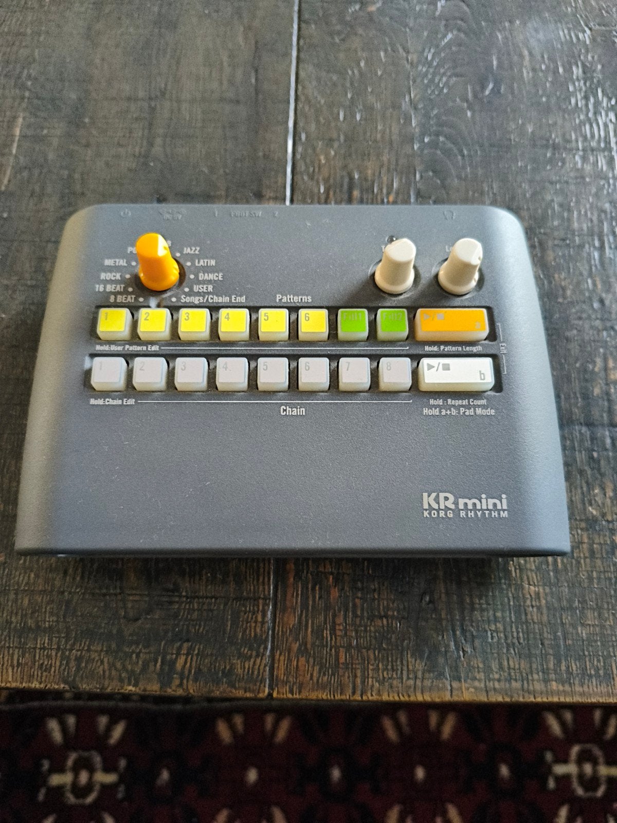 Korg KR mini drumcomputer, Ophalen of Verzenden, Zo goed als nieuw, Korg