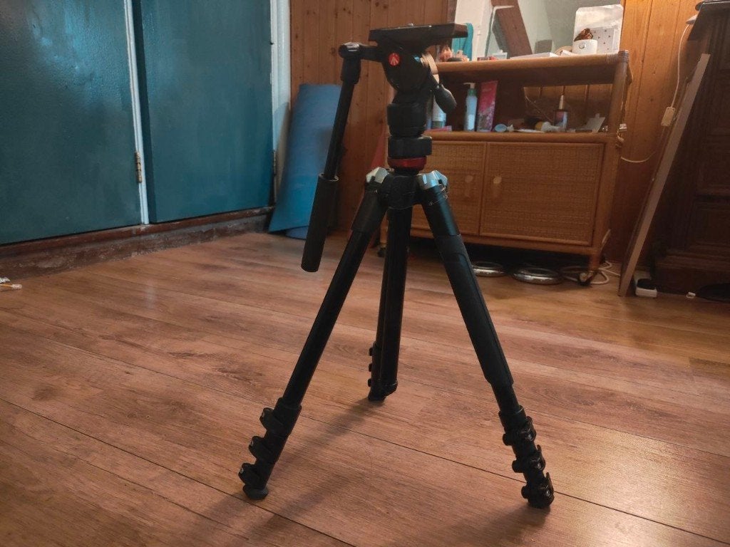 Manfrotto Befree Tripod MVKBFR-LIVE with bag - Aluminium, Ophalen of Verzenden, Gebruikt