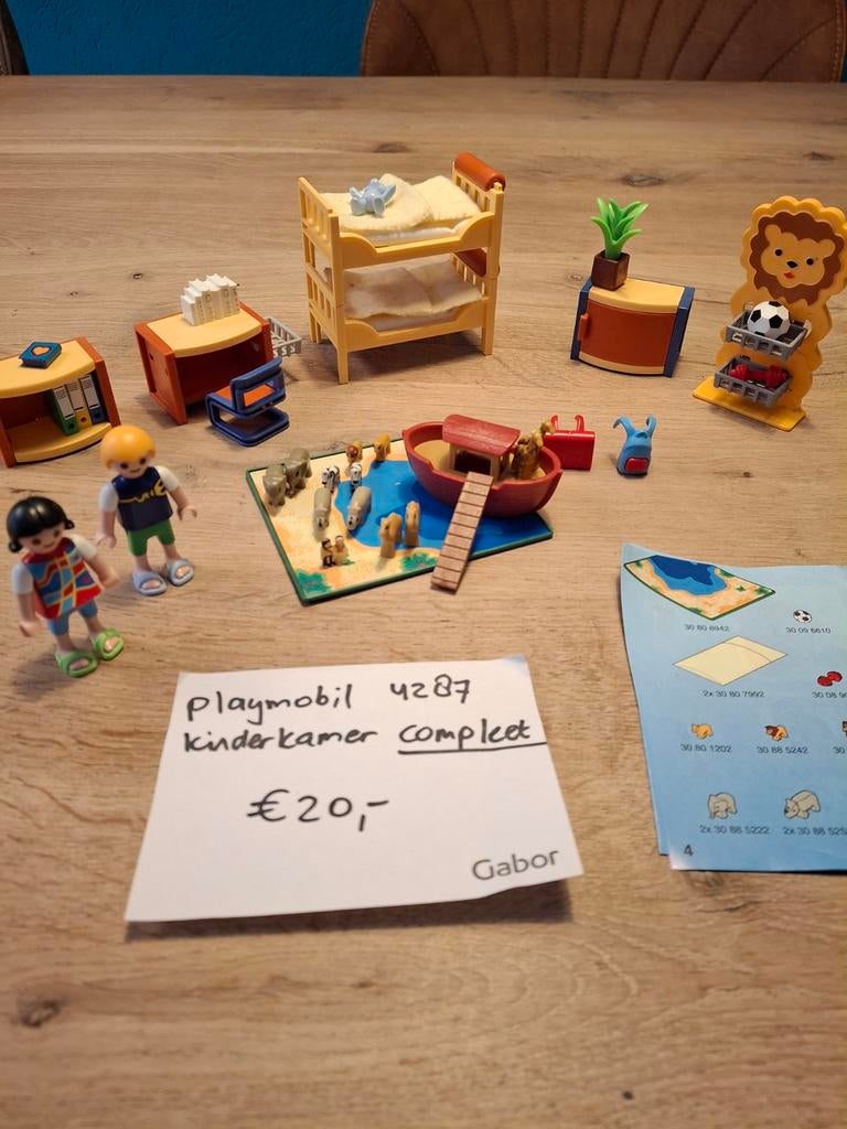 Playmobil 4287 Kinderkamer - Compleet met boekje!, Ophalen of Verzenden, Zo goed als nieuw