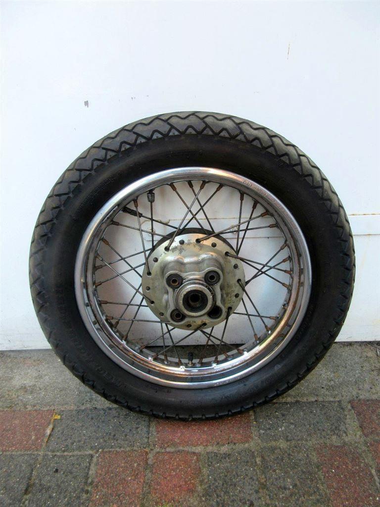 Honda CB250 achterwiel CB 250 achter wiel spaakwiel naaf, Ophalen of Verzenden