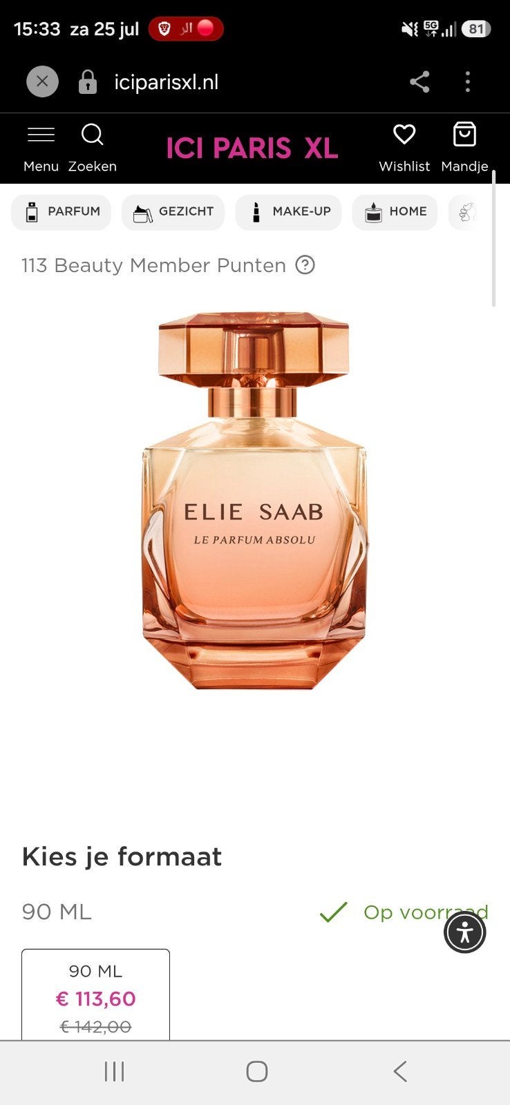 Elie Saab Le Parfum Absolu – 90 ml, Ophalen of Verzenden, Nieuw