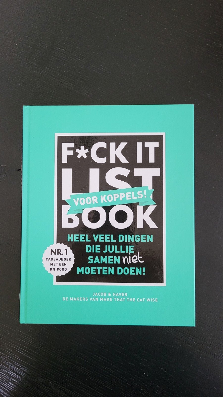 Jacob & Haver - F*CK-it list book voor koppels, Ophalen of Verzenden, Zo goed als nieuw, Jacob & Haver