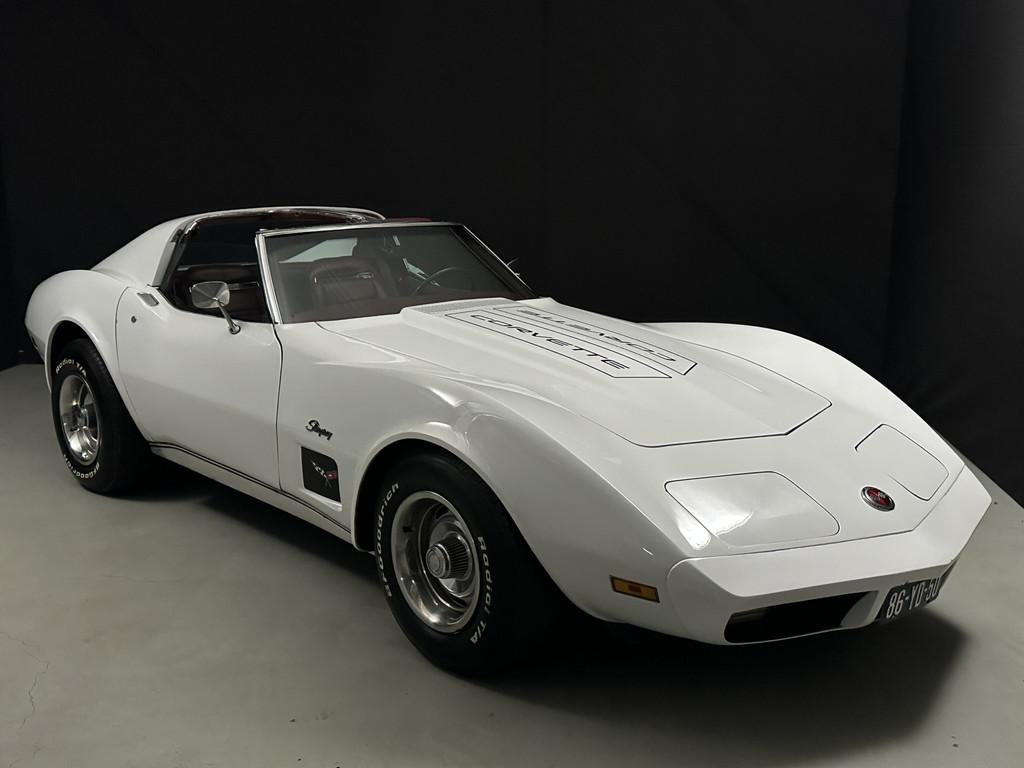 Chevrolet Corvette STINGRAY 5.7 V8 350 Ci 4 Speed Handgescha, Chevrolet, Wit, Leder, Bedrijf