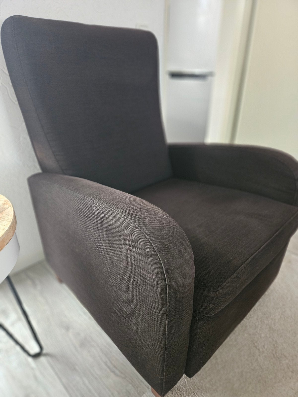 Zwart Fauteuils, Huis en Inrichting, Ophalen, 75 tot 100 cm, 50 tot 75 cm