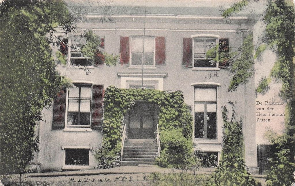 702-421-011 Zetten De Pastorie Van Den Heer Pierson, Verzamelen, Verzenden, Voor 1920, Gelderland