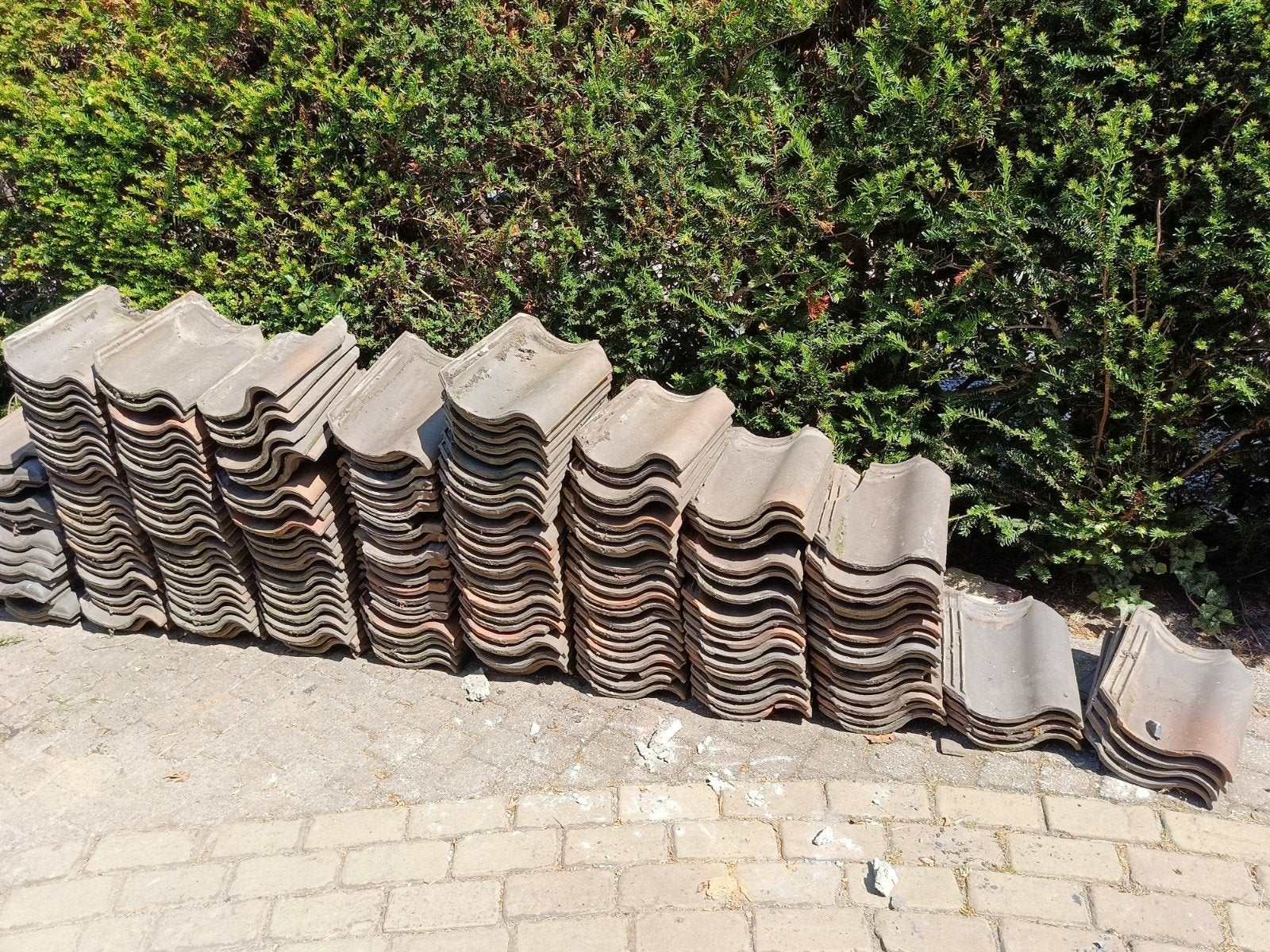 Gebruikte gebakken dakpannen, gratis af te halen, Ophalen, Gebruikt, 5 tot 10 m², Dakpannen