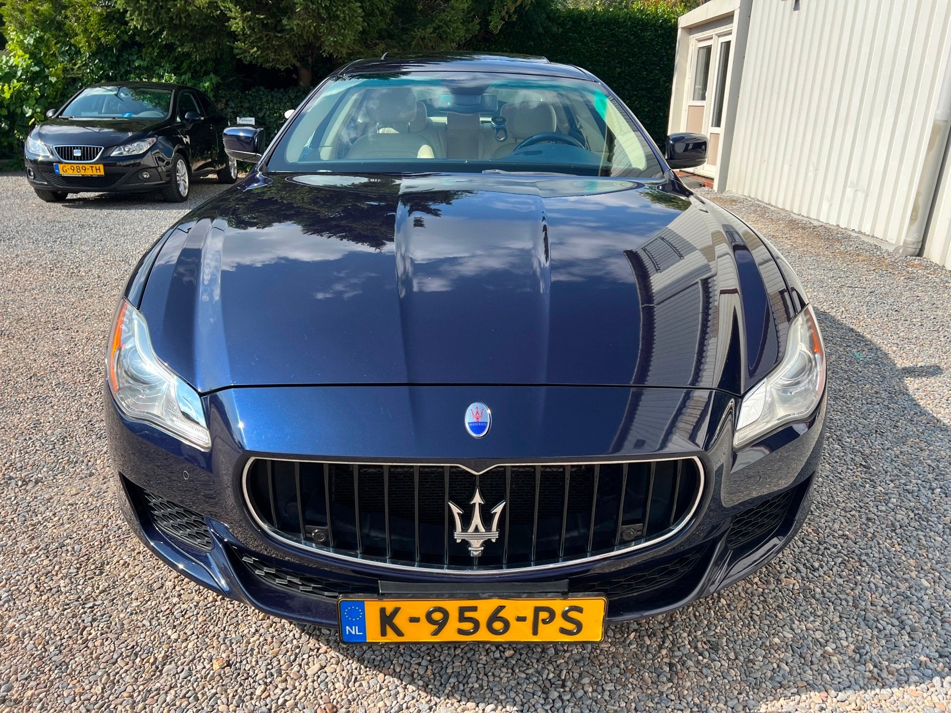 Maserati Quattroporte 3.0 S Q4 411PK LEER.CAM.NAVI.DAKJE.XEN, Auto's, Automaat, Euro 5, Gebruikt, Beige