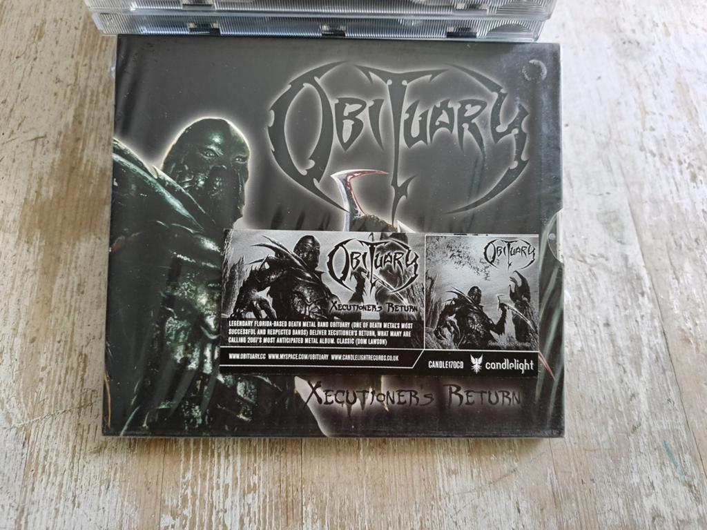 Obituary - Executioner's Return CD slipcase nieuw!, Cd's en Dvd's, Ophalen of Verzenden, Nieuw in verpakking