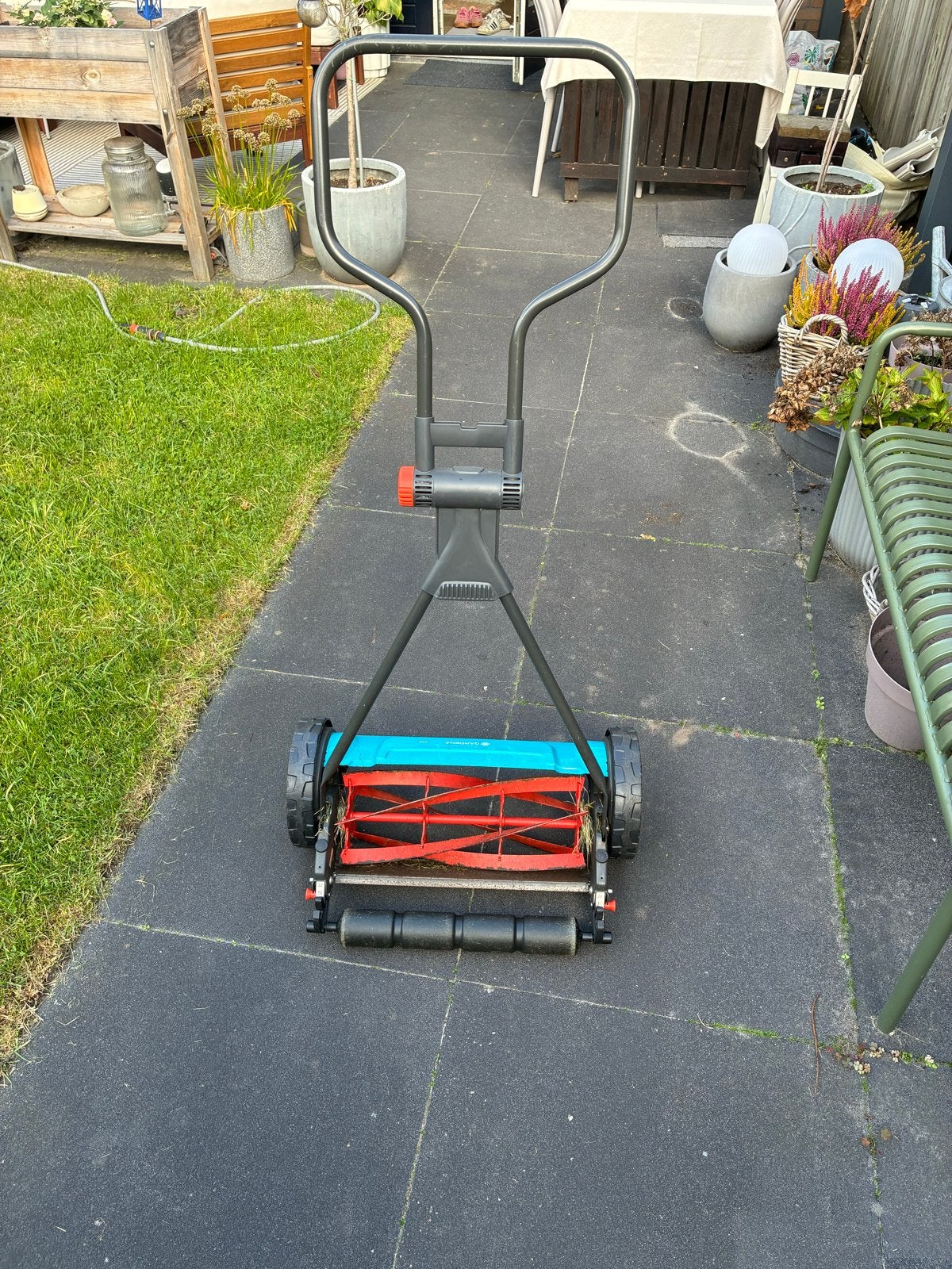 Gardena 400 handgrasmaaier, Tuin en Terras, Ophalen, Gebruikt, Handgrasmaaier, 40 t/m 49 cm