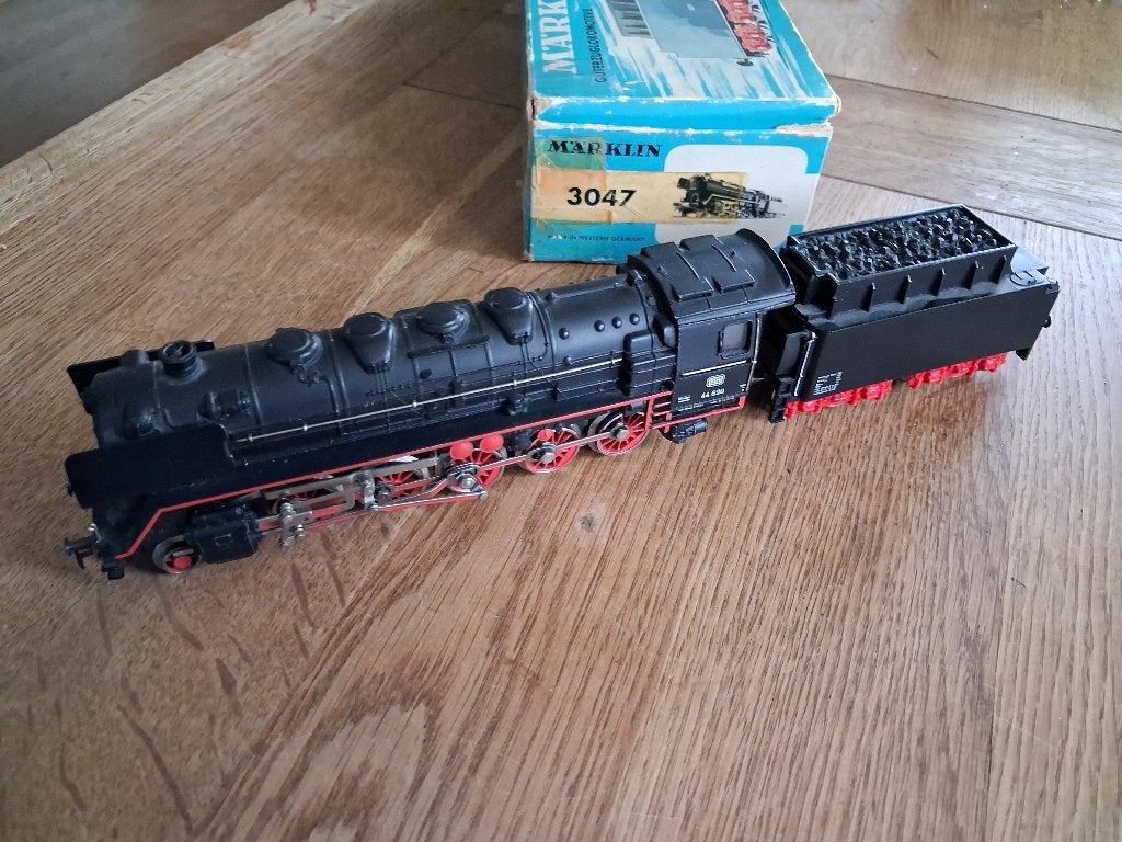 Marklin HO Stoomlocomotief BR44 nr. 3047 met ovp, Hobby en Vrije tijd, Wisselstroom, Gebruikt, Locomotief, Ophalen of Verzenden