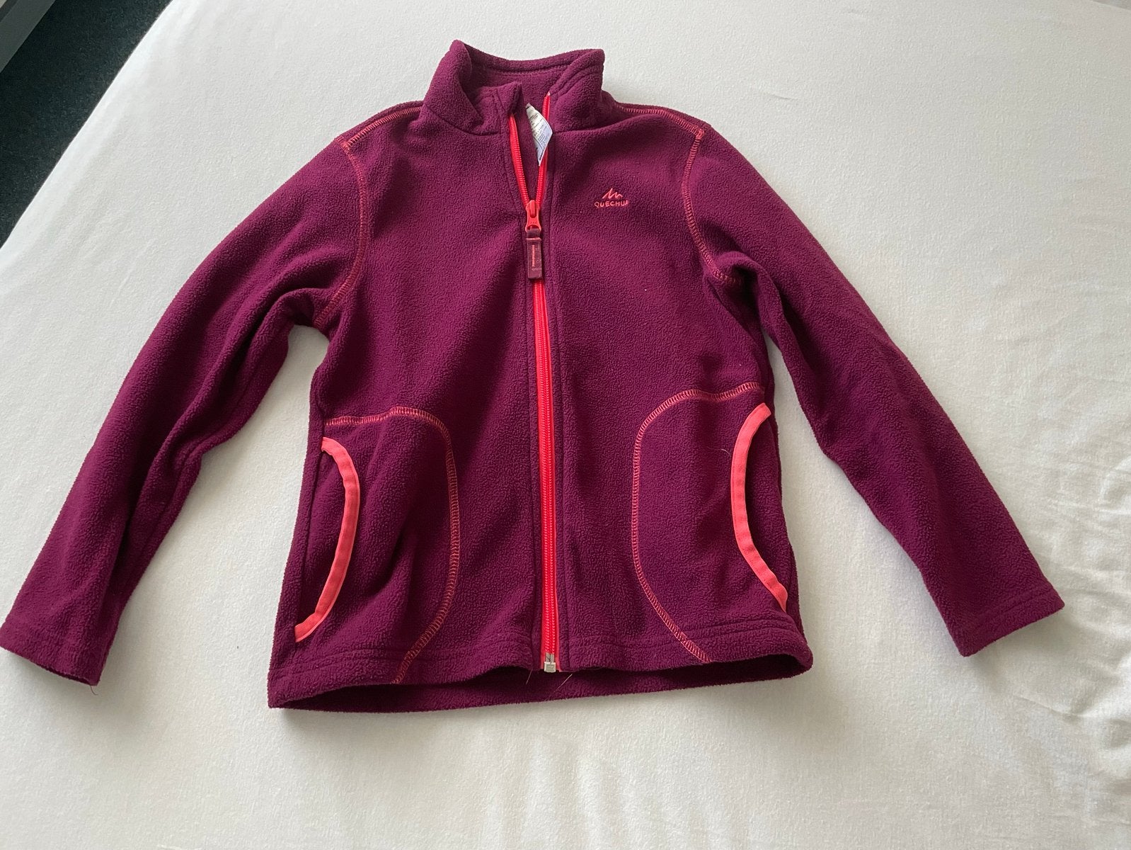 Quechua fleecevest maat 110/116, Ophalen of Verzenden, Gebruikt, Jongen of Meisje, Trui of Vest