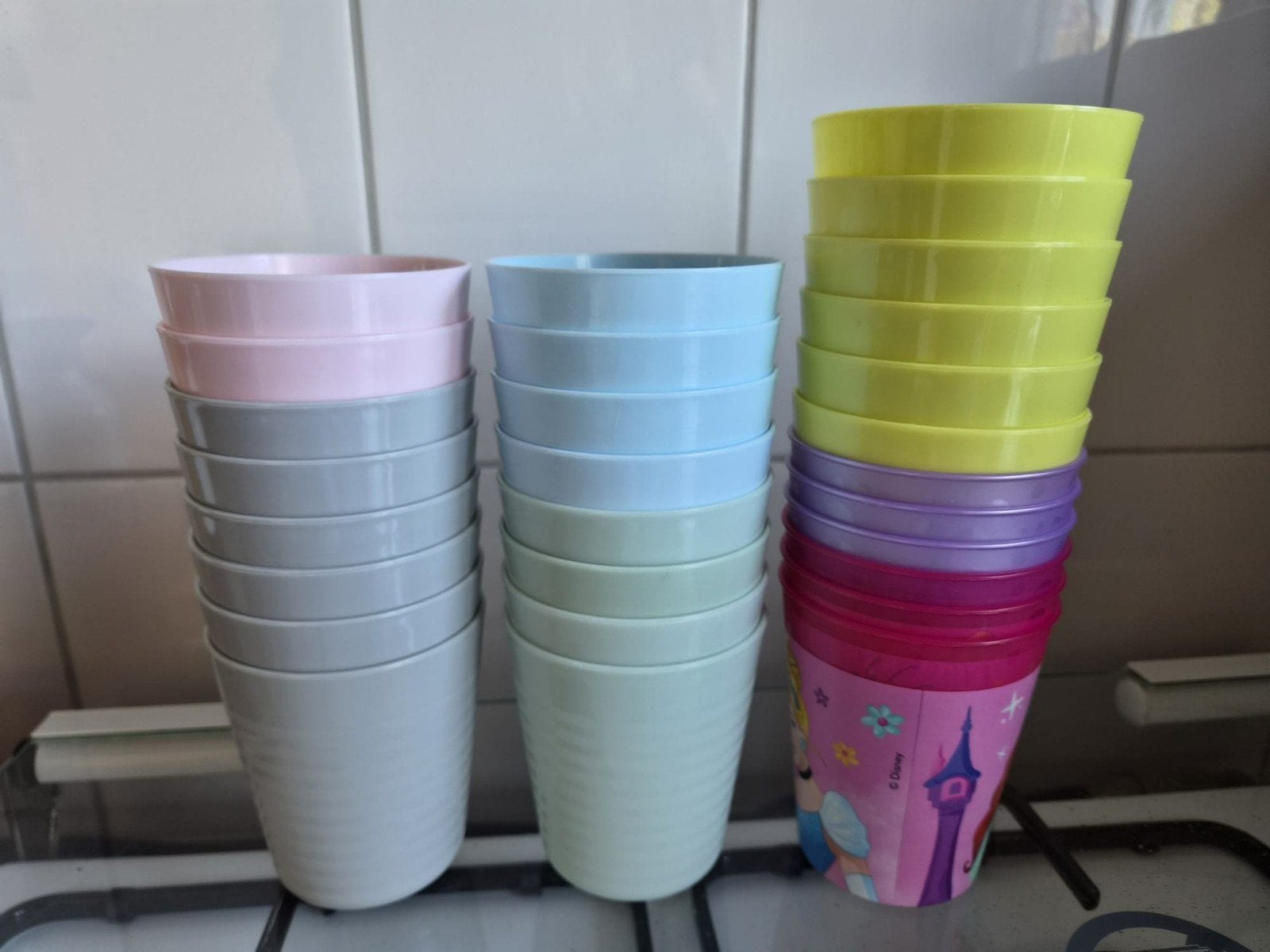 Diverse plastic bekers - Ideaal voor kinderen, Huis en Inrichting, Ophalen, Kunststof, Meerkleurig, Overige typen