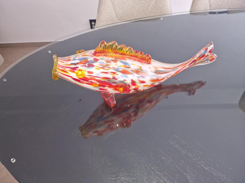 Murano glazen vis uit de jaren 70, Antiek en Kunst, Ophalen of Verzenden