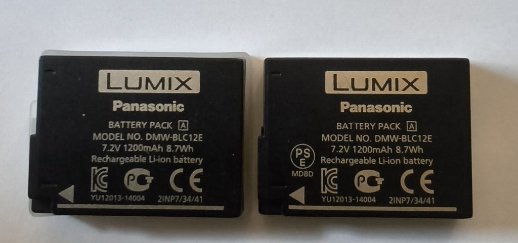 Lumix Panasonic Battery Pack 2x, Zo goed als nieuw, Panasonic, Panasonic, Batterij