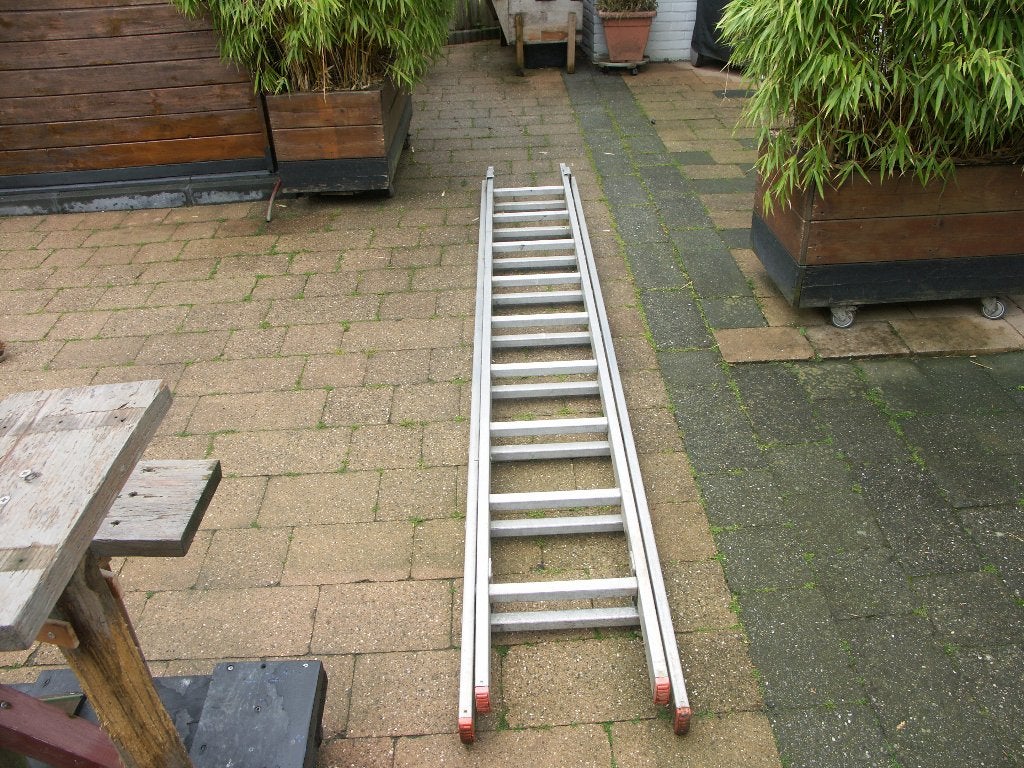Krause Stabilo Uitschuifbare Ladder, Ophalen, Gebruikt, 4 meter of meer