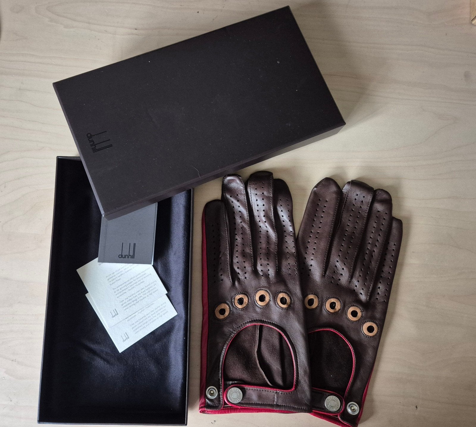 Gloednieuwe rij handschoenen Alfred Dunhill maat XL, Kleding | Heren, Mutsen, Sjaals en Handschoenen, Ophalen, Nieuw, Maat 56/58 (XL)