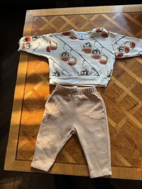 petit bateau beige pak voor 6 maanden zo goed als nieuw, Kinderen en Baby's, Ophalen of Verzenden, Zo goed als nieuw, Petit Bateau