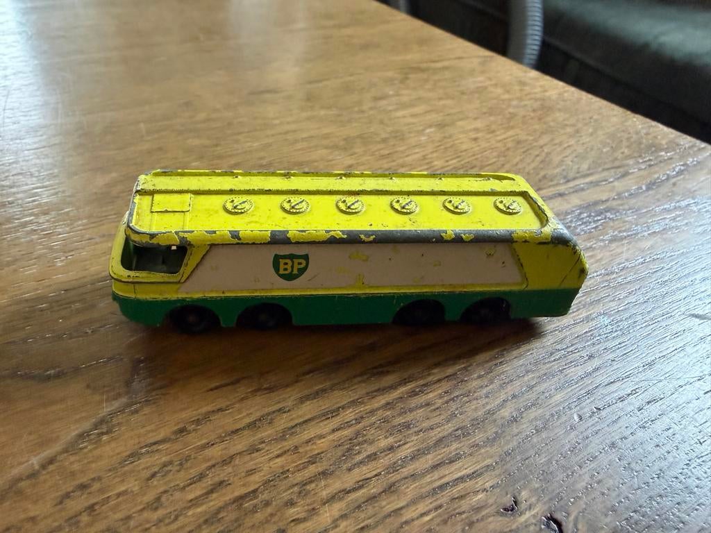 Lesney Major Pack No. 1 BP Autotanker - Vintage Speelgoed, Hobby en Vrije tijd, Modelauto's | 1:43, Gebruikt, Bus of Vrachtwagen