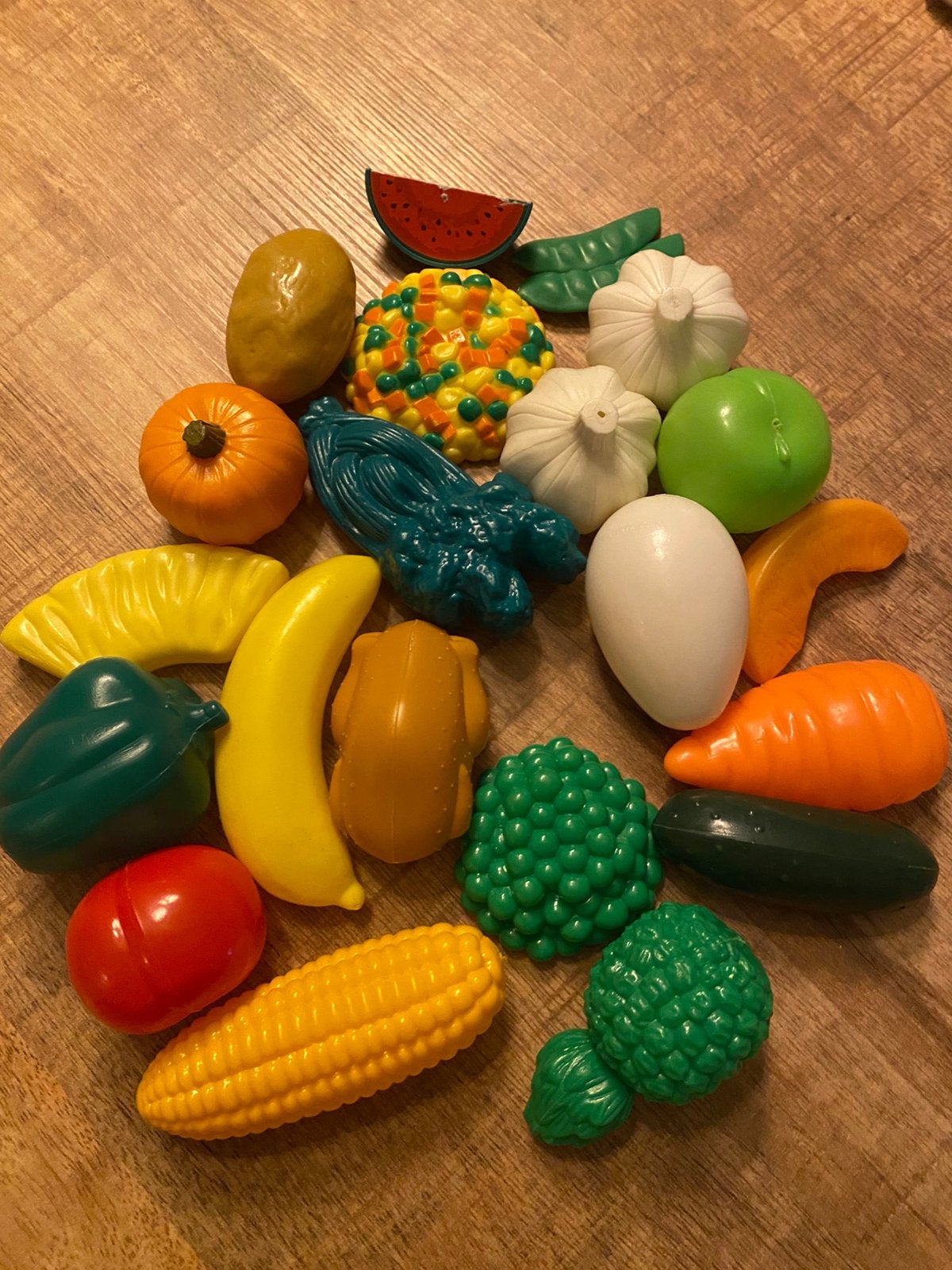 Speelgoed fruit en groente voor een speelkeuken ZGAN!!, Ophalen of Verzenden, Zo goed als nieuw, Kunststof