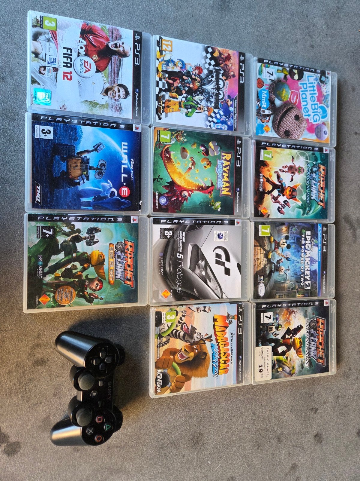 PS3 games en controller, Spelcomputers en Games, Spelcomputers | Sony PlayStation 3, Ophalen of Verzenden, Gebruikt, Met 1 controller