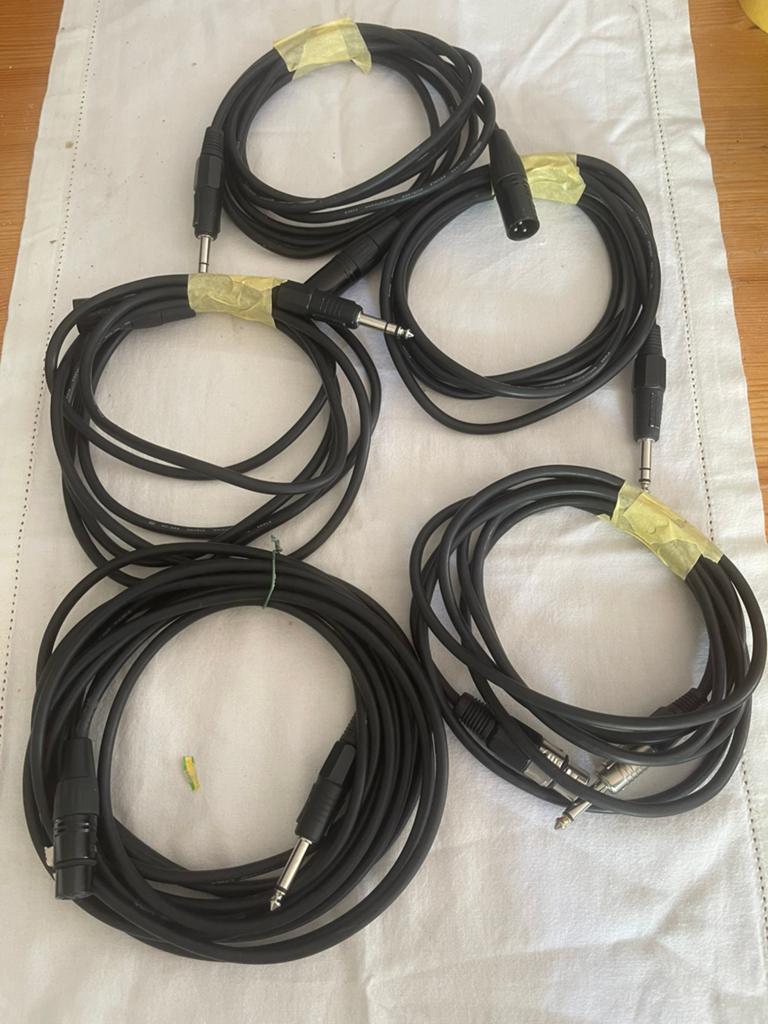 Audio kabels XLR naar Jack, Muziek en Instrumenten, Ophalen of Verzenden, Zo goed als nieuw, Apparatuur