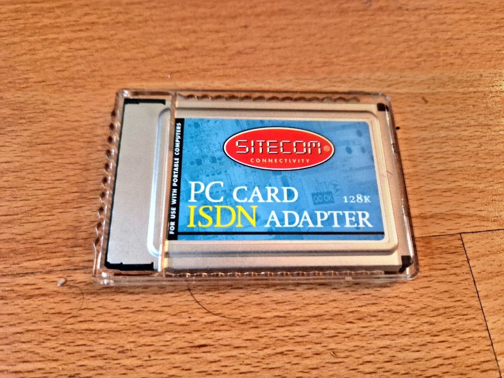 Sitecom pc card ISDN adapter ISDN, Ophalen of Verzenden, Zo goed als nieuw, Overige typen