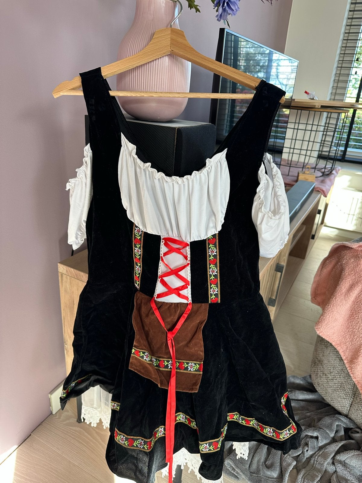 Oktoberfest Dirndl Jurk - Maat 42/44, Maat 42/44 (L), Ophalen of Verzenden, Kleding, Overige thema's