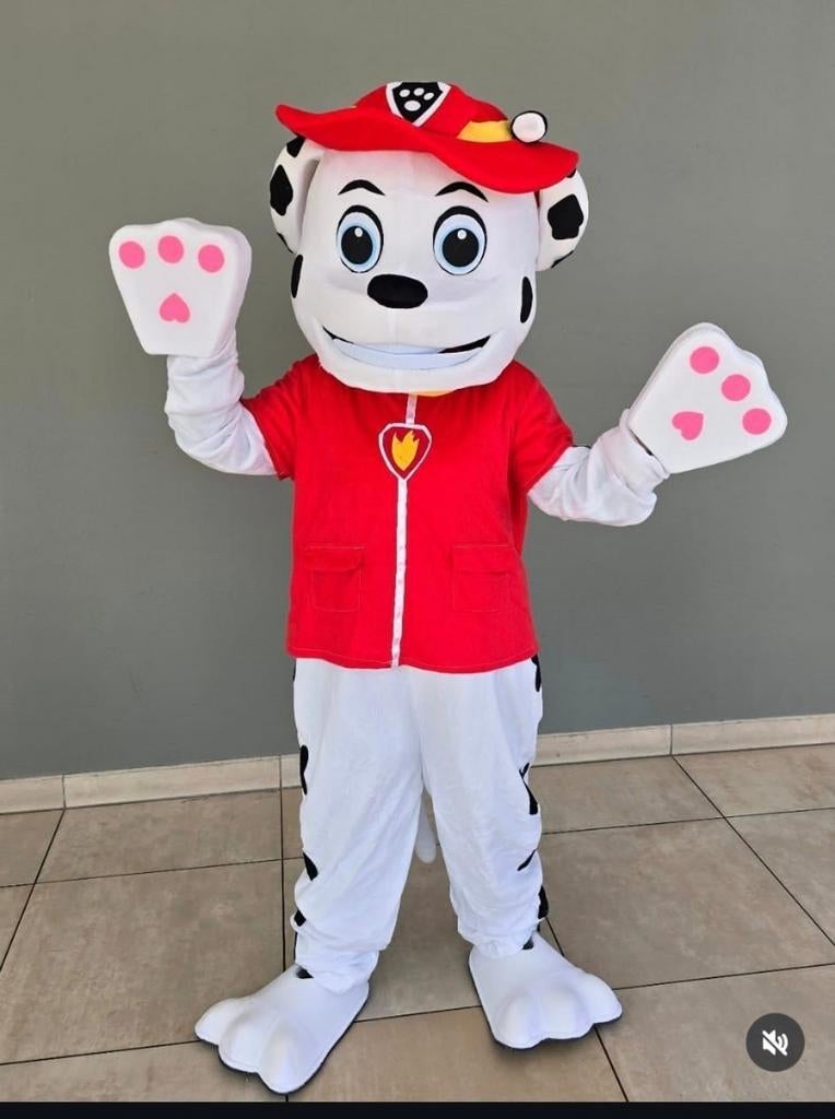 Marshall Paw Patrol Mascotte - Verhuur - Acteur - Feestje, Ophalen of Verzenden, Zo goed als nieuw, Pak of Jurk