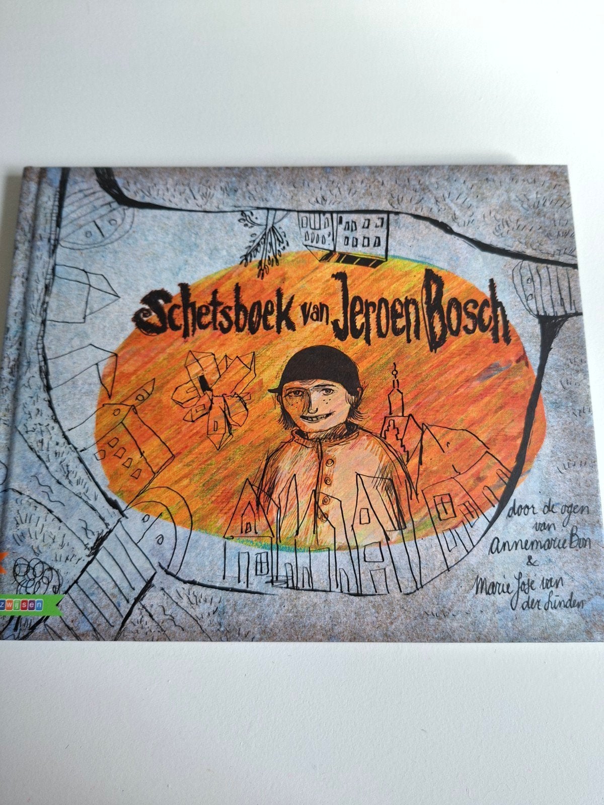 Schetsboek van Jeroen Bosch - Annemarie van der Linden, Ophalen of Verzenden, Zo goed als nieuw, Annemarie van der Linden, Non-fictie