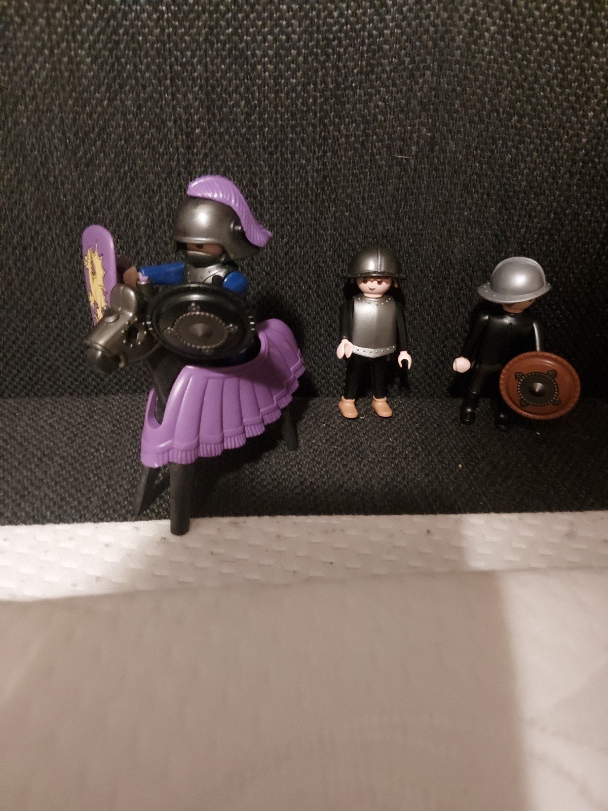 Playmobil ridders en paard, Gebruikt, Complete set, Ophalen of Verzenden, Knights