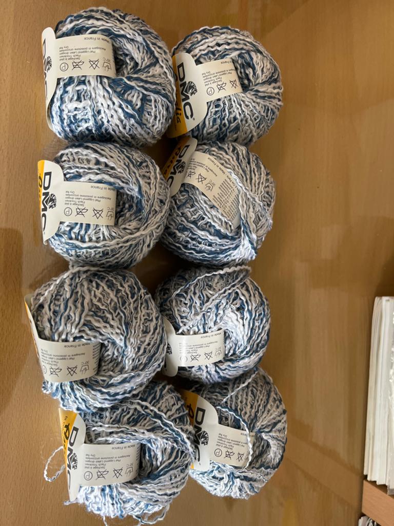 8 bollen DMC Astralia breigaren - Hoge kwaliteit katoen-acry, Ophalen of Verzenden, Nieuw, Breien, Wol of Garen