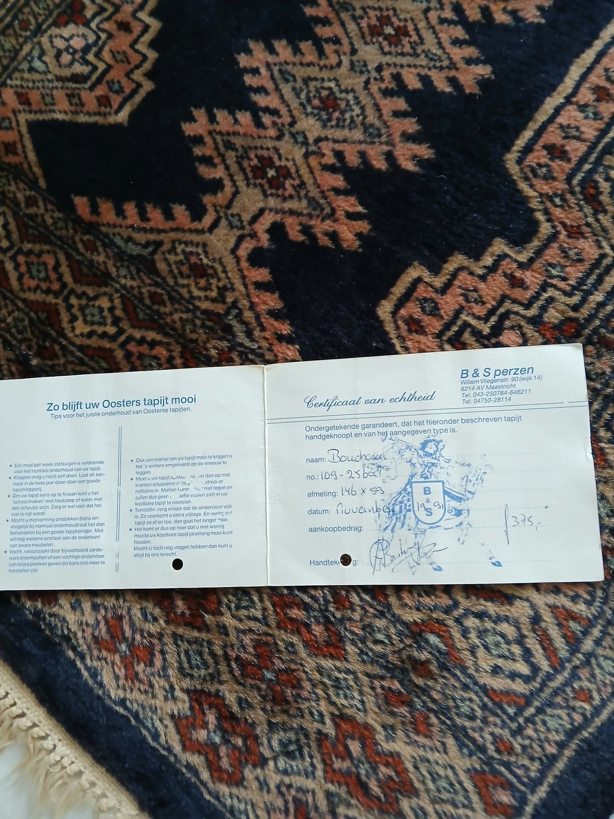 Kleed Echt Perzische, Ophalen, Gebruikt, 50 tot 100 cm, 50 tot 100 cm