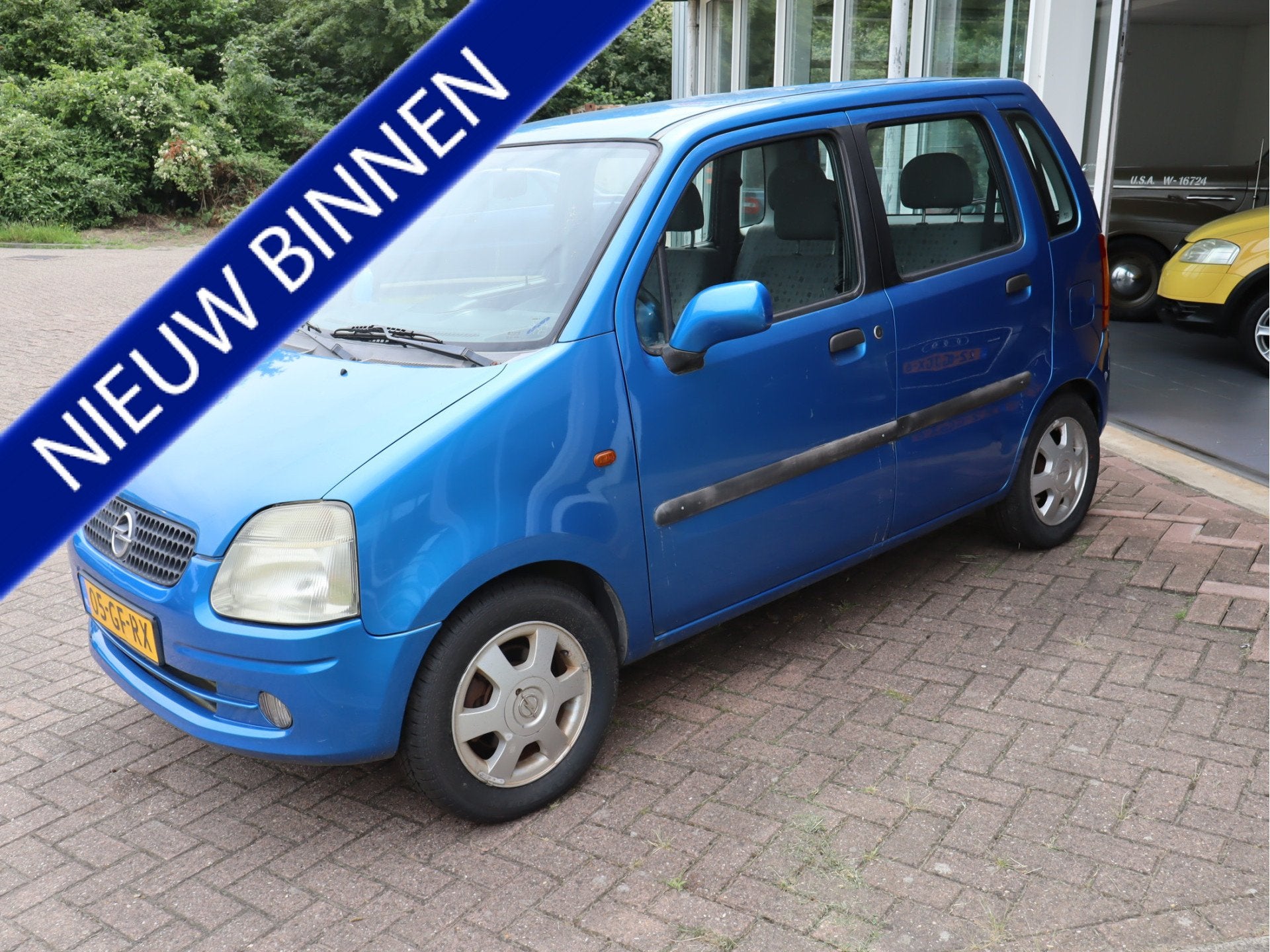Opel Agila 1.2-16V Elegance WATERPOMP HOORBAAR! (bj 2000), Auto's, Oldtimers, Voorwielaandrijving, 1199 cc, Blauw, Origineel Nederlands