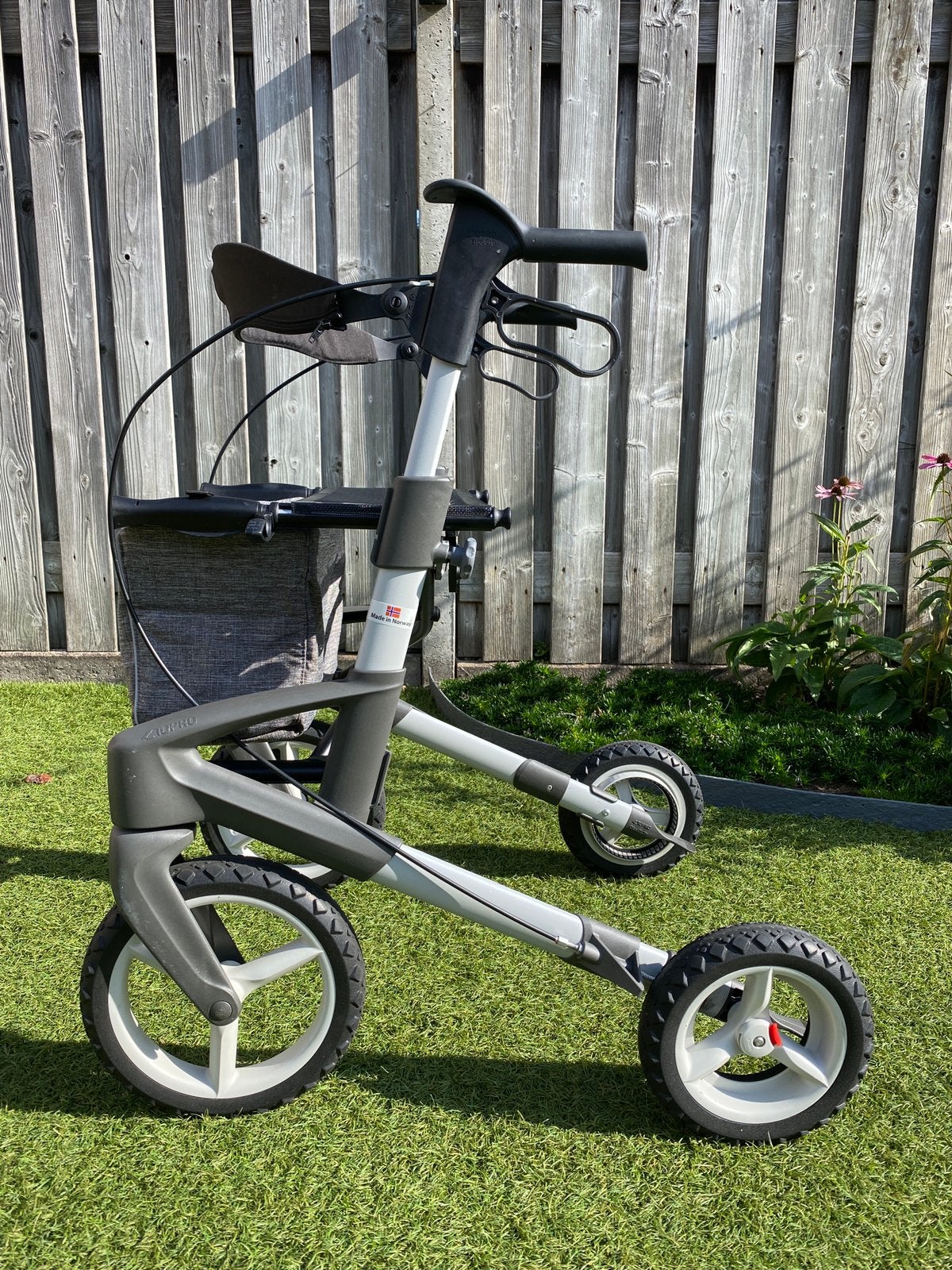 Rollator Topro Olympos ATR Slim Offroad + rugsteun + tas, Ophalen, Lichtgewicht, Gebruikt
